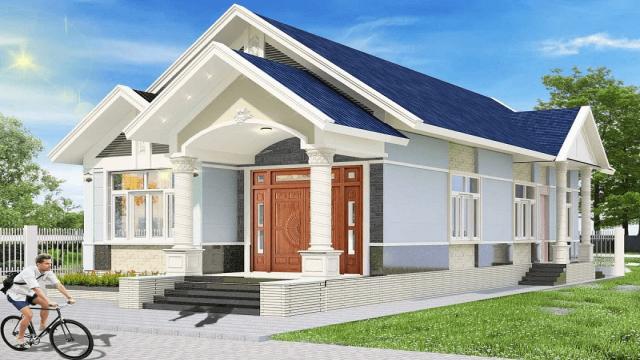 Mẫu nhà cấp 4 mái Thái đẹp, thiết kế phù hợp cho khu vực thành thị lẫn nông thôn